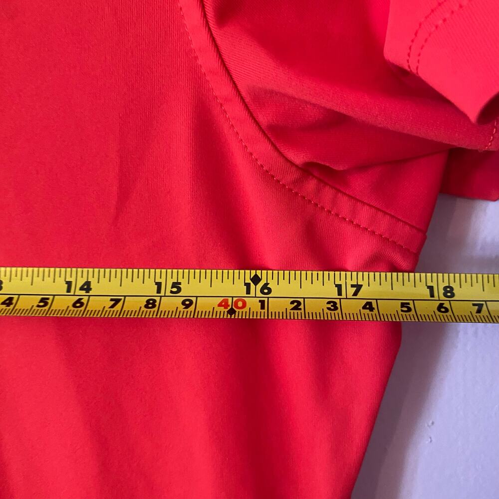 Peter Millar Orange 50+ Sun Protection Golf Polo Shirt Active Women's size Small - Picture 7 of 8